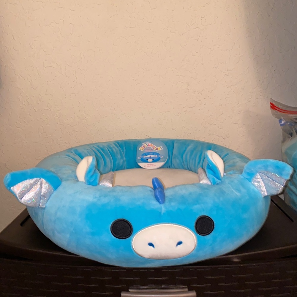 HTF Squishmallow Devin the Dragon Pet Bed